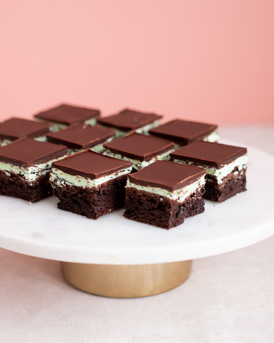minttusuklaa mini brownie
